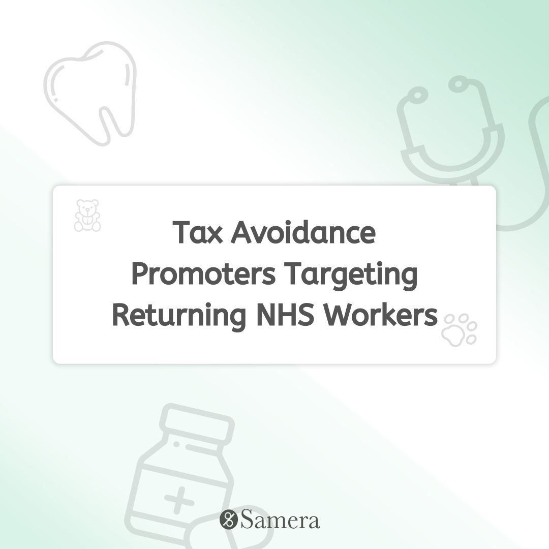 Tax Avoidance Promoters Targeting Returning NHS Workers