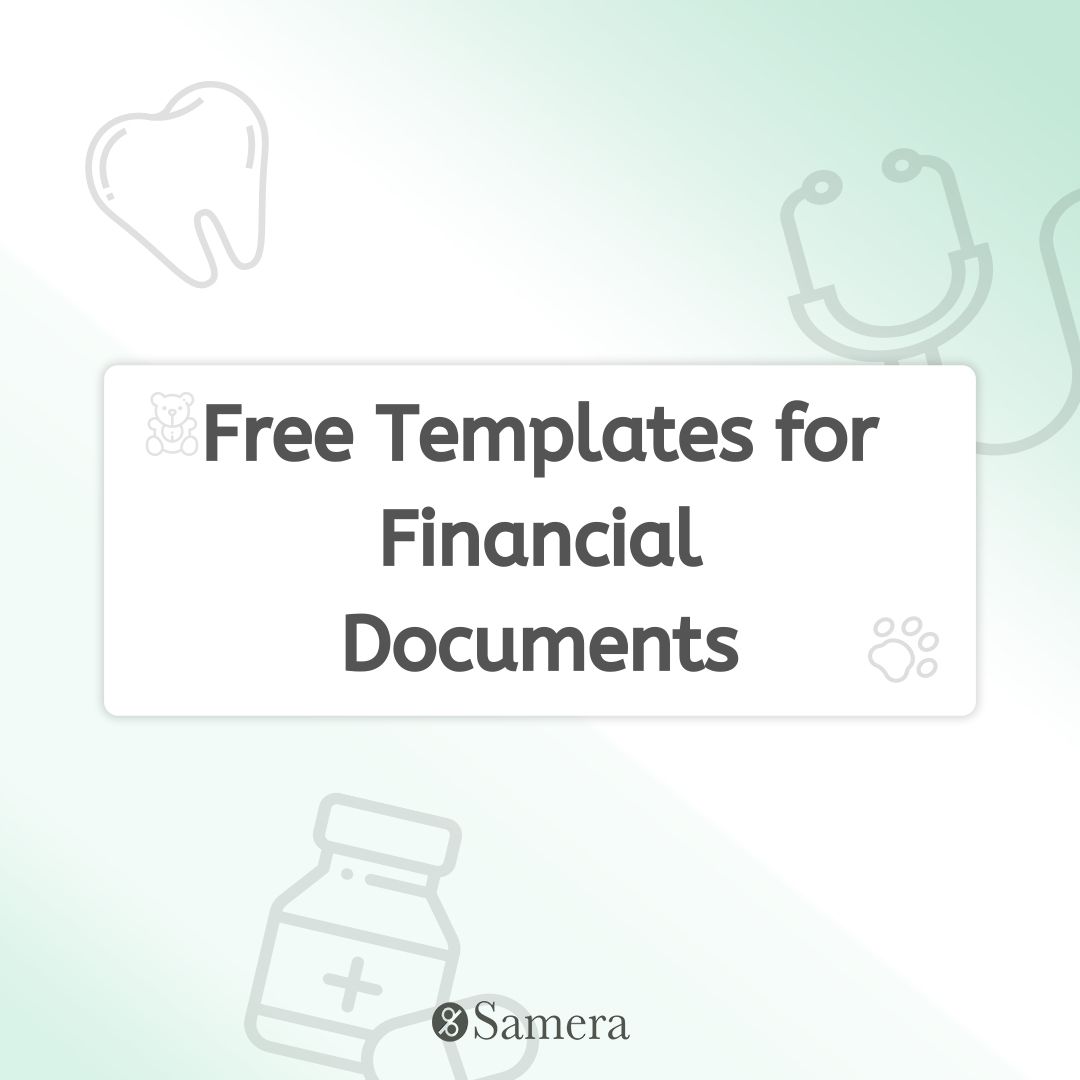 Free Templates for Financial Documents