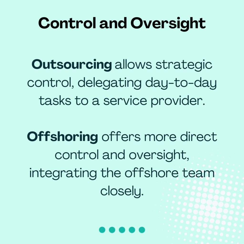 outsourcing vs offshoring