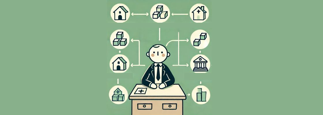 Dentist at a desk thinking about different business structures